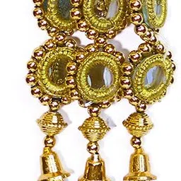 a h s Patiala Shahi Parandi Punjabi Volumizer Choti paranda Golden Pack_of 1 Hair Extension image 2