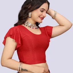 lambodar textiles Round Neck Women Blouse image 3