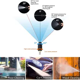 parthvi High Quality Heavy duty High pressure Washer Water Spray Gun with Foam Canon and Brass Quick Release Connector Spray Gun image 4