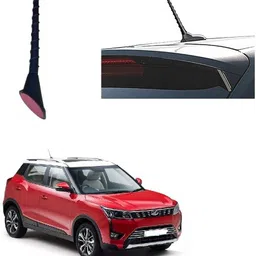 spreadx Stylish Car Roof Show Antenna Flexible Rod Adhesive tape for Mahindra XUV-300 Whip Vehicle Antenna-picture-17