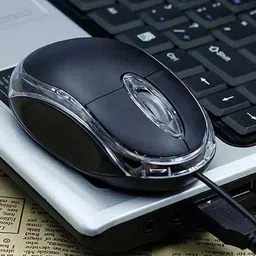 BSVR Stylish USB Wired Gaming Mouse With Lights for Computer _063 Wired Ambidextrous Optical Gaming Mouse image 1