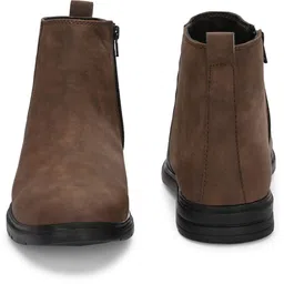 lusonudda Men Casual & Comfortable chelsea slip-on for men||Synthetic Leather Boot for men Boots For Men image 3