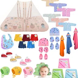 toddylon Newborn Baby Starter Kit 30 Item In 1 Combo Set image 1