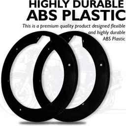 zyo 17 inch ABS Plastic New Embossed Pattern Wheel Cover 4pc For TVS_RAIDER_125 Bike Fairing Kit image 3