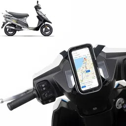 anthub Scooter/Scooty Mobile Holder for Scooty Pep Plus Bike Mobile Holder image 1
