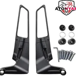wemix Manual Rear View Mirror For Universal For Bike Splendor Pro-picture-17