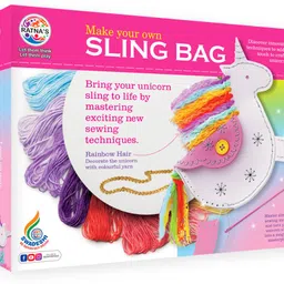 ratnas Make Your Own Sling Bag (1106) Diy Kit For Making Fancy Unicorn Sling Bag-picture-15