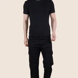 white leapard Men Cargos image 3