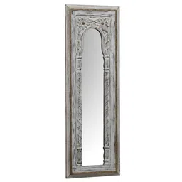 artisans rose White Mango Wood Artistic Full Length Mirror image 3