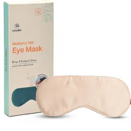 wiselife 100% Natural Mulberry Silk, Ultra Smooth Adjustable Sleep Eye Mask (Rose Gold) image 1