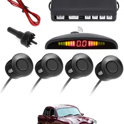 monolive Black Reverse Car Parking Sensor for Universal for All Cars-20 Set of 4 pcs Car Parking Sensors with LED Parking Assistant Kit-20 Parking Sensor-picture-46