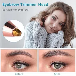 VTHIN 2-in-1 Lady Shaver Flawless Eyebrow Trimmer Cordless Epilator image 5