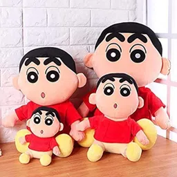 hellobear Shinchan Plush Soft Toy Cartoon Character Stuffed Doll for Kids - 25 cm image 5
