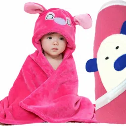 brandonn Animal Single Hooded Baby Blanket for Mild Winter image 2