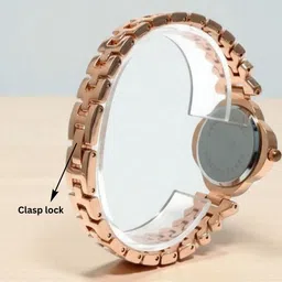 uvaisr Analog Watch - For Girls DS Rose Gold-001 image 4