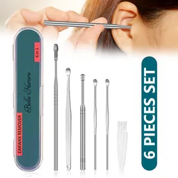 Ear Cleaning Tools kit Ear Wax Cleaner Earwax Remover Stick Set Spring Curette-image-13