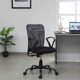 cellbell Callisto Breathable Mesh Ergonomic Chair in Grey Colour image 1
