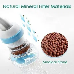 tava Rotatable Nozzle Adapter Tap Extender for Kitchen and Bathroom Sink (Pack of 02) Tap Mount Water Filter image 3