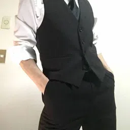 cara cola Solid Men Waistcoat image 1