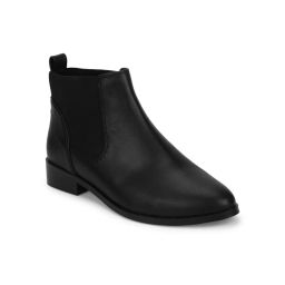 Truffle Collection Black Solid Boots-picture-39