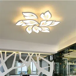 shri mahal antiques LED Ceiling Light Dimmable, Living Room Lamp with Remote Control Chandelier Ceiling Lamp image 2