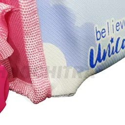 technochitra Unicorn Dual Zipper with Number Lock Art Canvas Pencil Box image 2