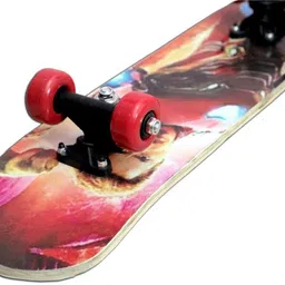 s.v.enterprises Iron Man 2 Portable Handheld Skateboard, 24" Light Flashing 4 Wheels Skate Motorized Skateboard image 2
