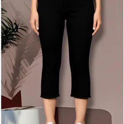 perfect outlet Solid Women Denim Three Fourths-picture-23