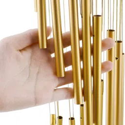 dwiti enterprise Metal Wind Chimes with 15 Pipes for Feng Shui at Home Balcony Positive Energy Aluminium Windchime image 2