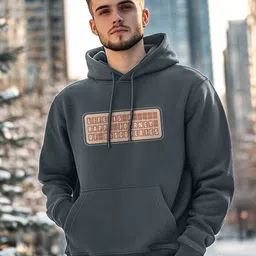 nobero Men Full Sleeve Self Design Hooded Sweatshirt-picture-19