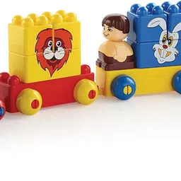peacock BeBe Fun Animals Set No.14 Premium Interlocking Blocks image 2