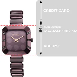 titan Purple Glitz Analog Watch - For Women TH1791975W, NS95208QD01|95208QD01|NS95208QD01 image 4