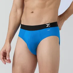 xyxx Pack of 2 Aero Anti-bacterial Odour-free cotton Solid Men Brief image 4