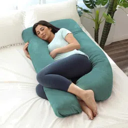 ag pro comfort Velvet U-Shape Solid Microfiber Pregnancy/Maternity Pillow for pregnant women Polyester Fibre Solid Pregnancy Pillow Pack of 1-picture-37