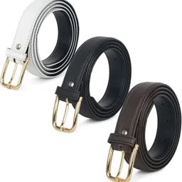 contra Women Casual, Formal, Party Black, Blue, White Texas Leatherite Belt-picture-27