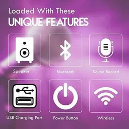 y2h enterprises AR240(WS858) ADVANCE MICROPHONE Handheld MIC& SPEAKERCOLOR MAY VARY(PACK OF 1) Microphone image 2