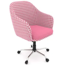 boingg! - a happy start Little Luxury Height Adjustable Swivel Chair in Pink Colour image 4