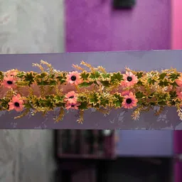 kingstyle impex Artificial Flowers Home Decoration Vine Creepers Plant Wall Hanging Chain 2053I Multicolor Sunflower Artificial Flower image 2