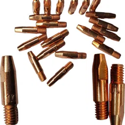 metapod M6 x 28*1.0mm MIG Welding Tips Copper Contact Tips for MIG Torch 20 Pieces Inverter Welding Machine image 2