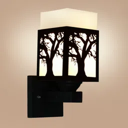 shyamji Uplight Wall Lamp Without Bulb image 3