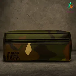 a5 creation High Quality Army Art Canvas Pencil Box image 2
