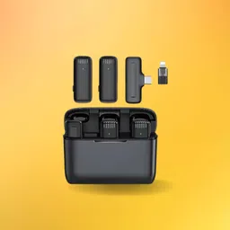 clairbell J13 Wireless Microphone, Noise Reduction Lapel Mic For Vlogging and YouTubeC46 Microphone image 1