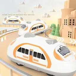 countrylink Vande Bharat Toy Train Double Friction Powered Push &Go HighSpeed Train for Kids image 3