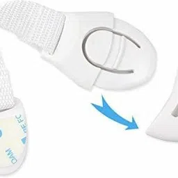 boniry Baby/Child Safety Lock,Cabinet Lock/Latch ,Safety Lock for Cabinet, Drawer, Fridge for baby child infant Safety Latch with strong tape 2 piece image 4