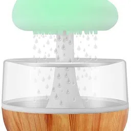 sangoz Rain Cloud Air Humidifier Mushroom Waterfall Lamp Water Drip Night Lamp-picture-32