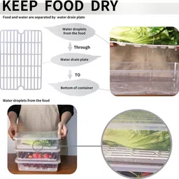 angelware Plastic Fridge Container - 2500 ml image 5