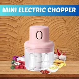guggu Chopper (Electric Rechargeable Chopper) for Kitchen Vegetable Garlic Onion W13 Electric Vegetable & Fruit Chopper-picture-19