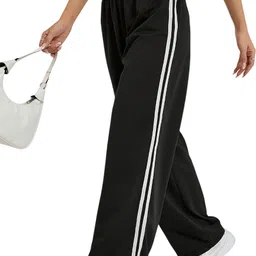 dockstreet Women Solid White Track Pants-picture-13