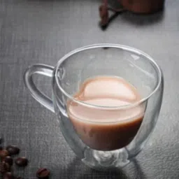 golofyglass Pack of 1 Glass HEART SHAPED DOUBLE WALL GLASS CUP image 5