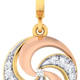 avsar Yellow Gold 18kt Diamond Stud Earring image 2